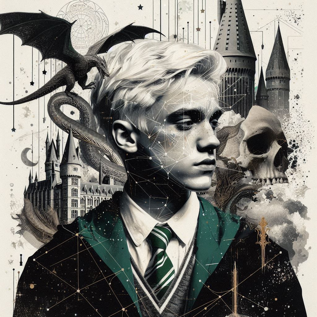 Digital Surreal Collage - Draco