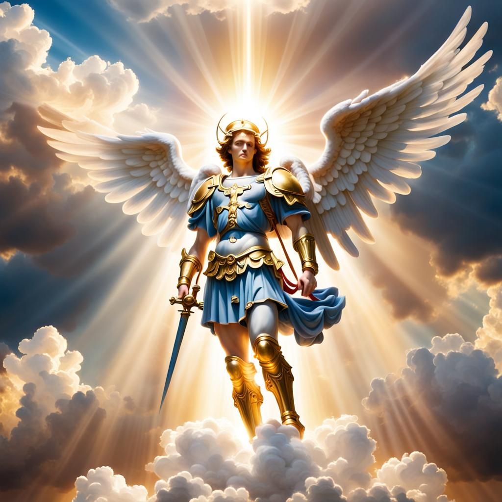 Saint Michael the Archangel - AI Generated Artwork - NightCafe Creator