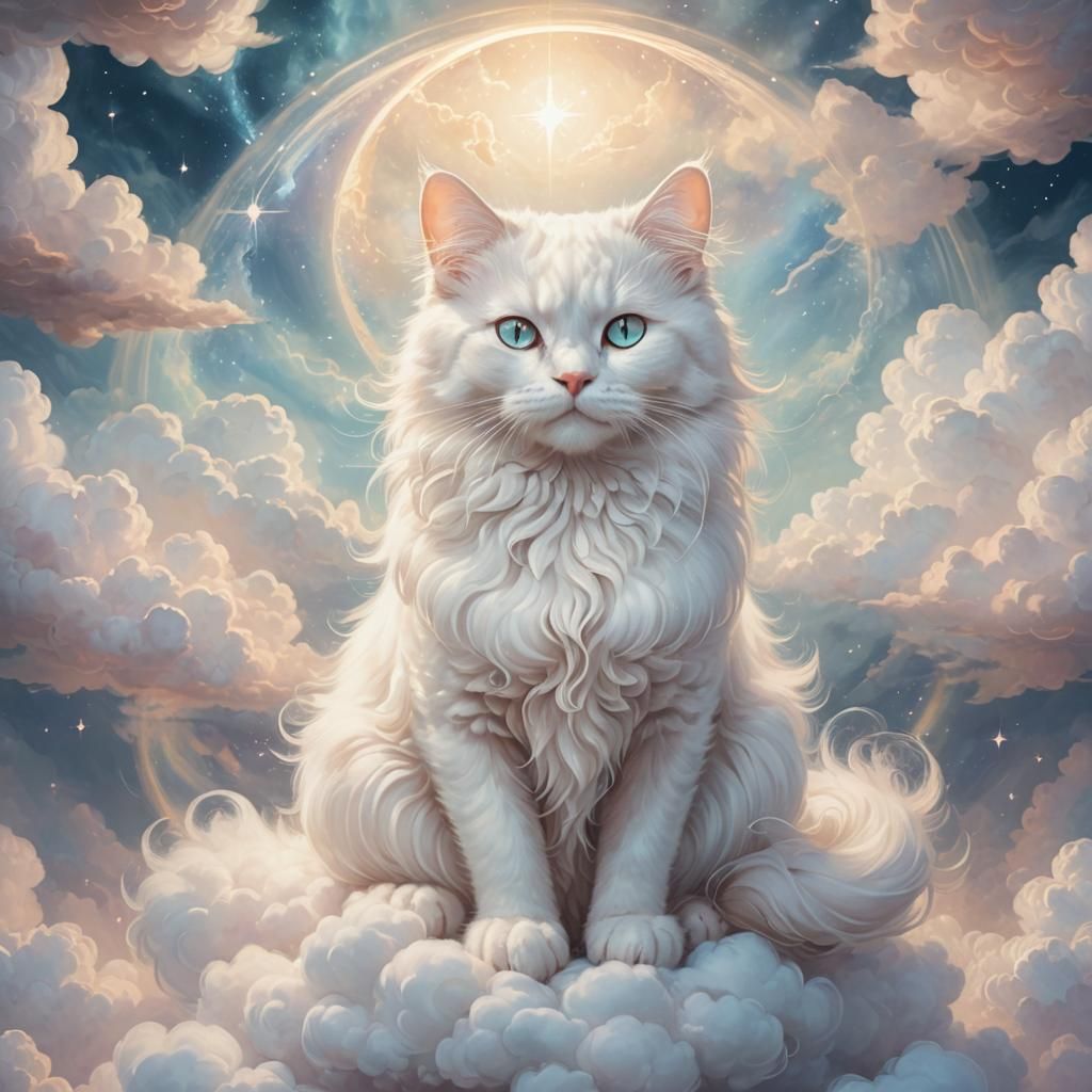 Heavenly Kitty  by @ImaginatorLucy