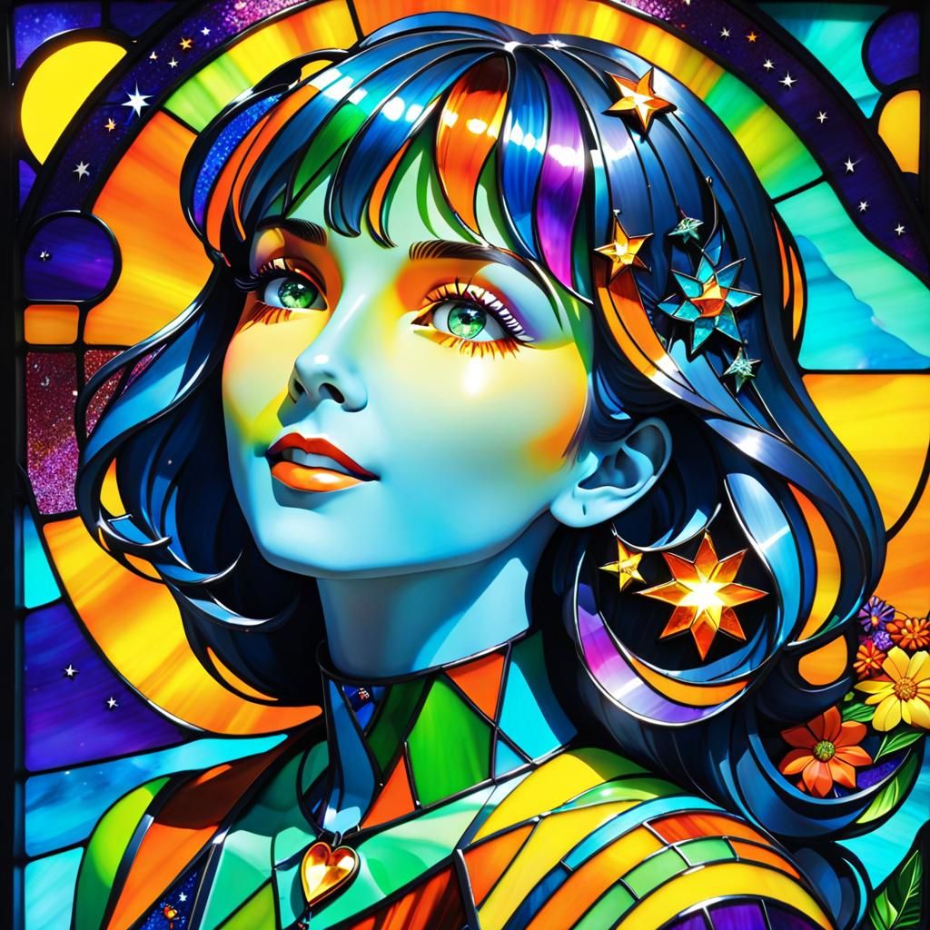 Stained Glass: Mesmerized  by @HoneyHall