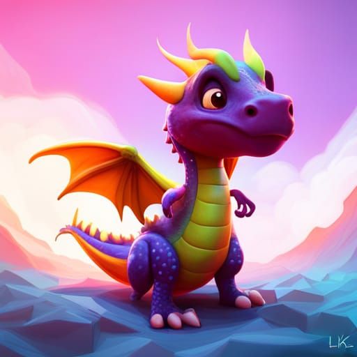 Baby Rainbow Dragon