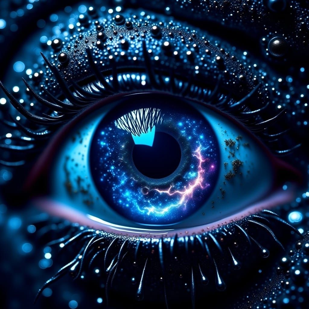 The Gigantic, Bright mesmerizing text "EXTREME EYES FLUX" appearing in the center: <lora:Extreme Eyes Flux:1.0>
Extreme close-up of an extre...