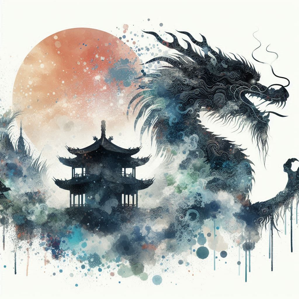 double exposure beautiful fantasy DALL-E 3 portrait landscap...