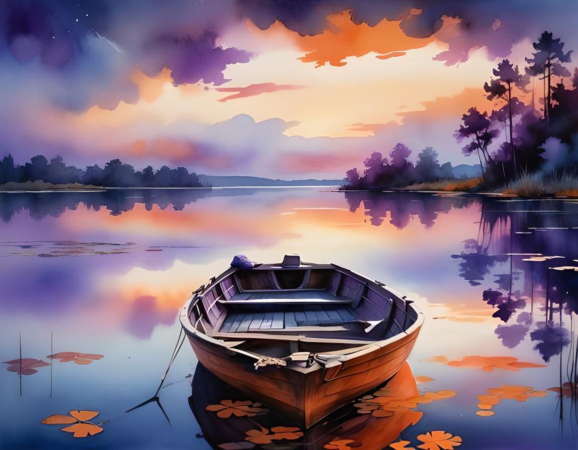 All you see is the lake  by @Ai-zombie