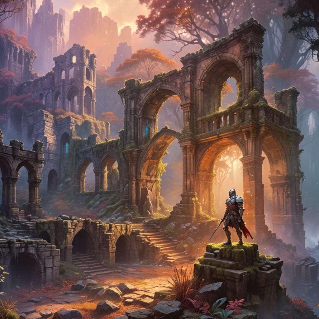 Knight in Ruined Castle 🛡️ #4