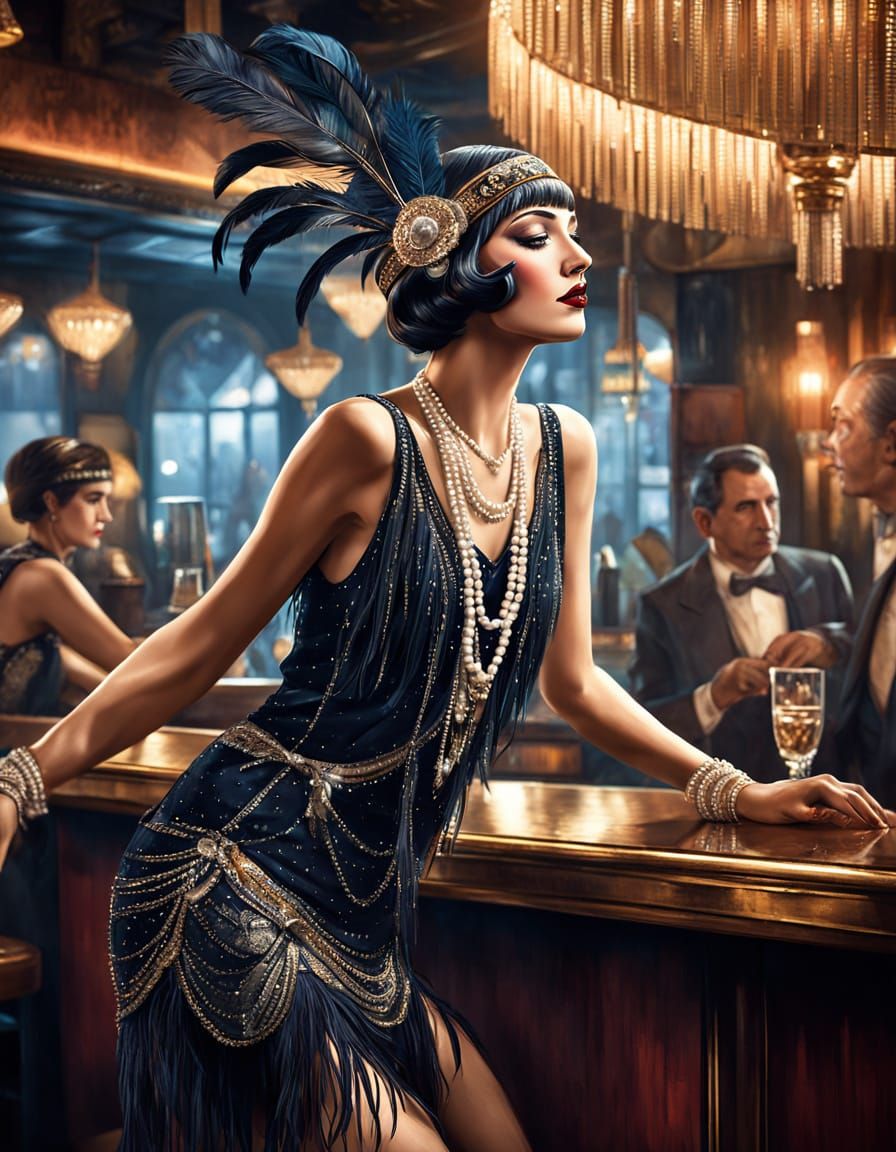 Vintage 1920s speakeasy era  by @Ima