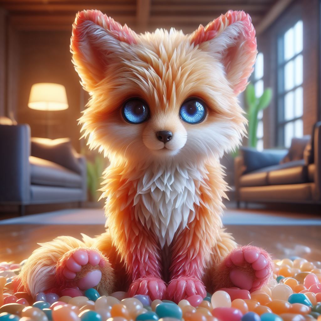 fox guarding jellybeans