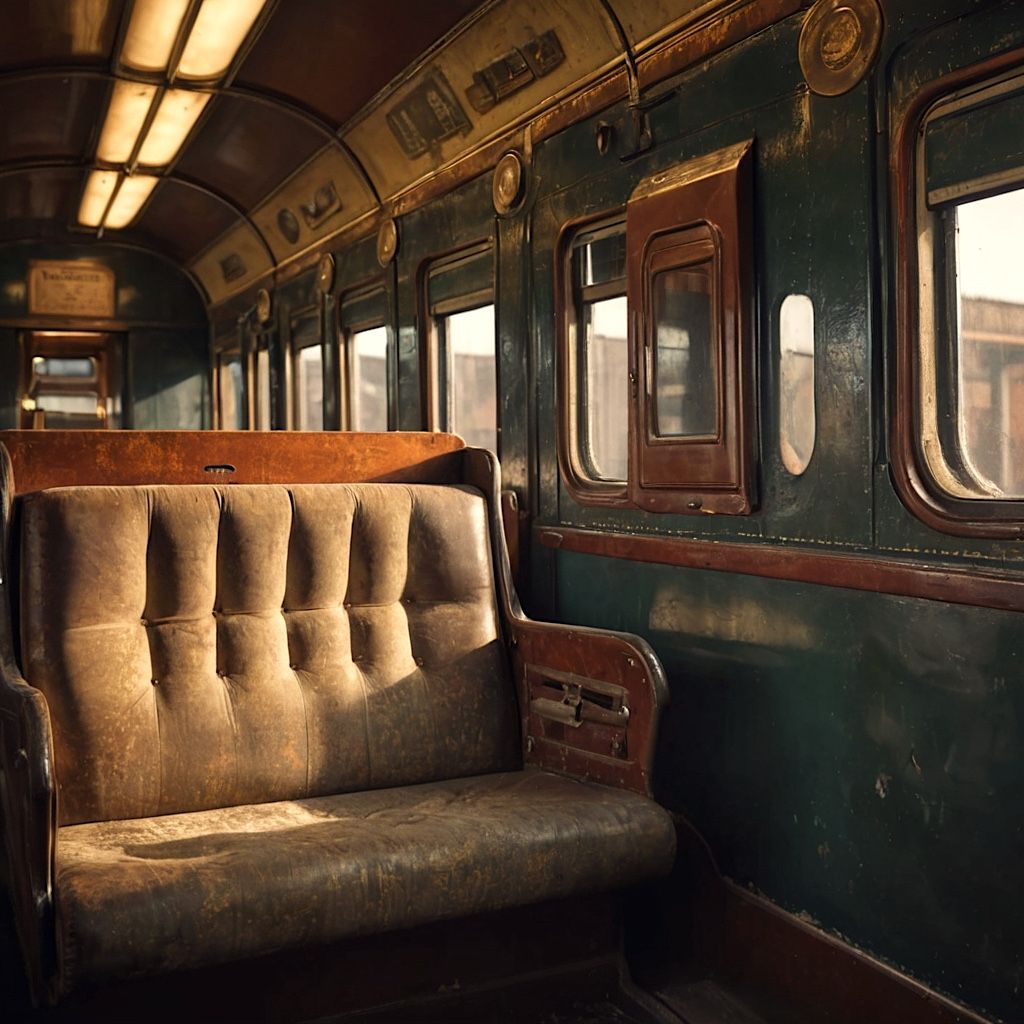 172 – ...she discovered that the place where he was sitting was now empty, and there was no one in the entire carriage.