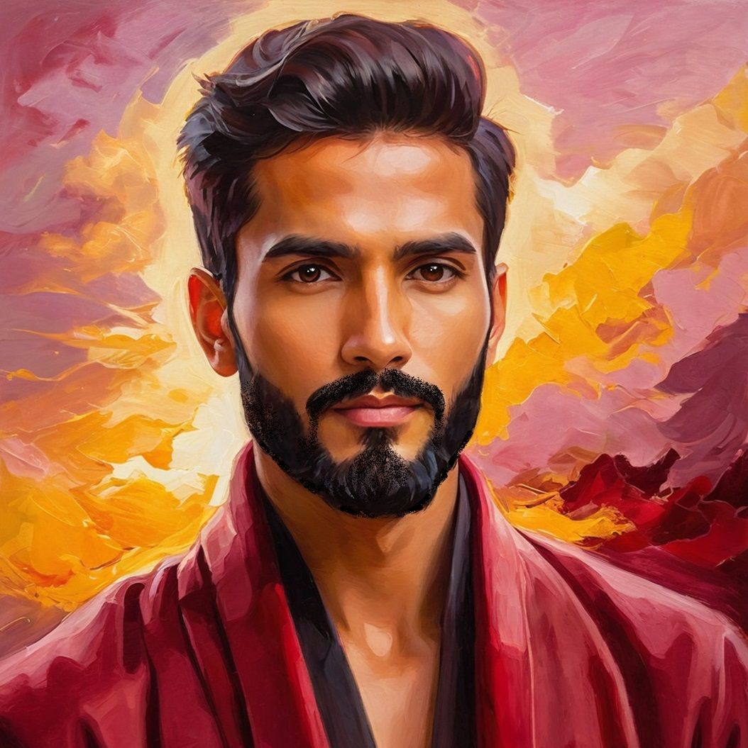 Behold the beautiful man!