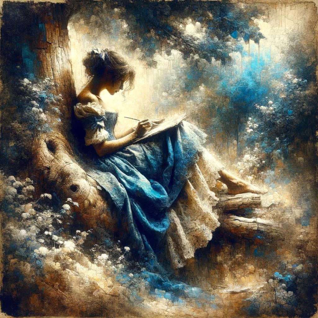 write a diary  by @YBspark-18