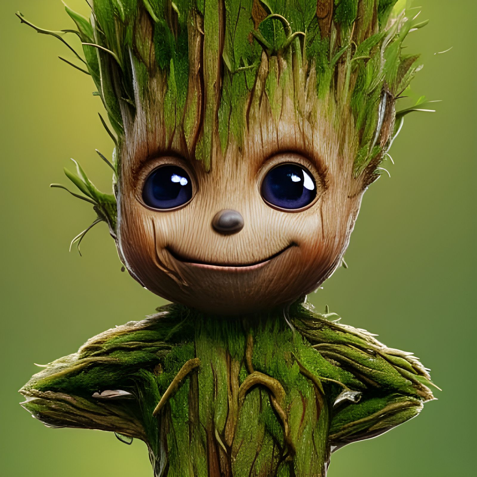 Chibi Groot - By @PretzelEra (aka Me)  by @PretzelEra