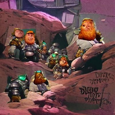 Deep Rock Galactic but the dwarves are all Steeve