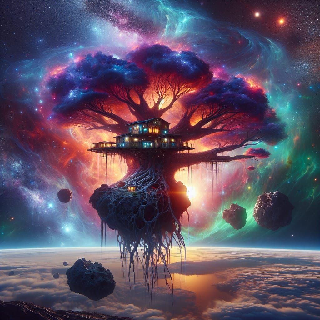 The Galactic Sanctuary  by @Dotinger