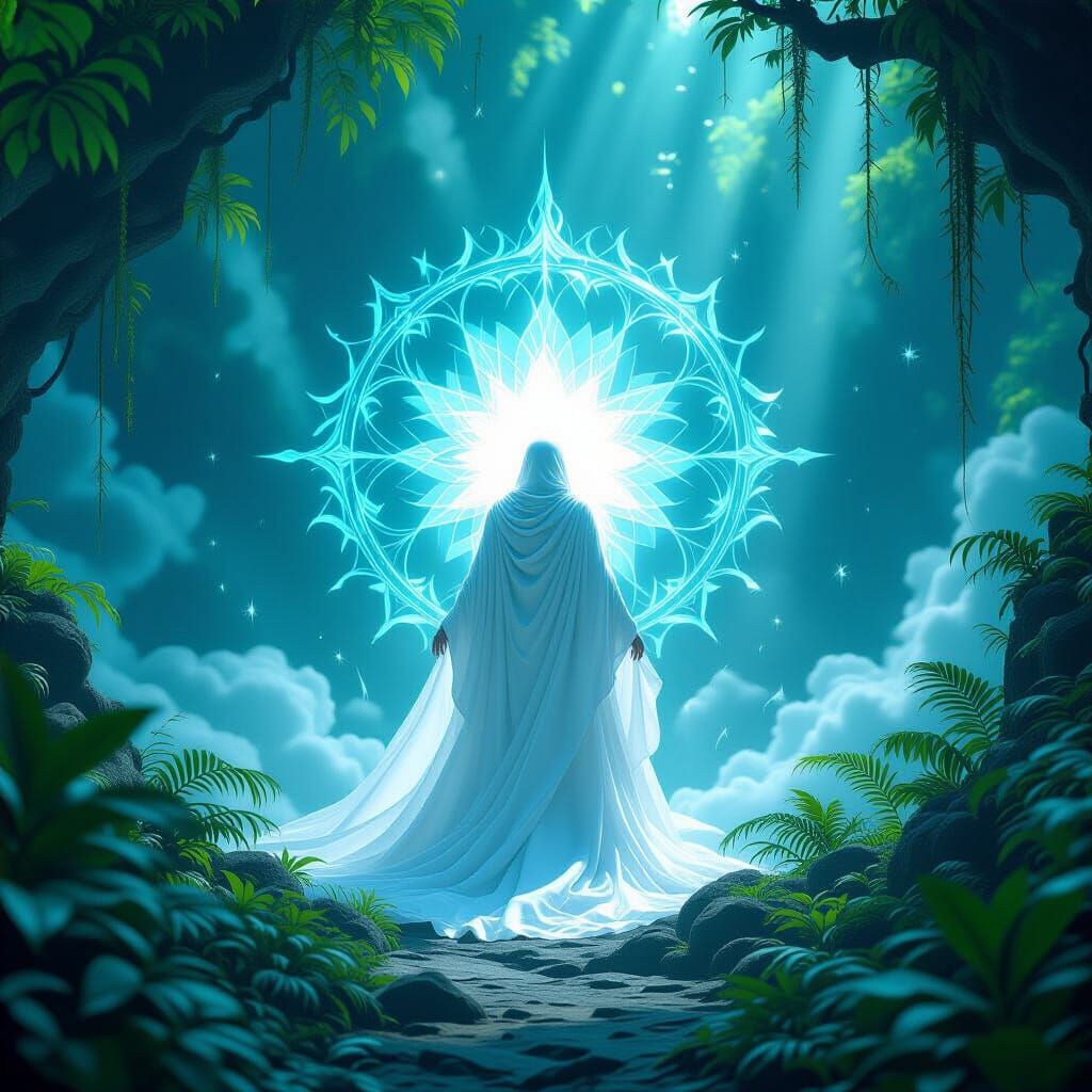 Ethereal Entity Emerges from Mystical Realm