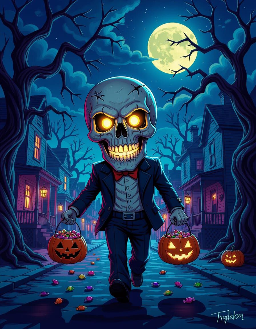 The Smiling Skull’s Sinister Candy Hunt