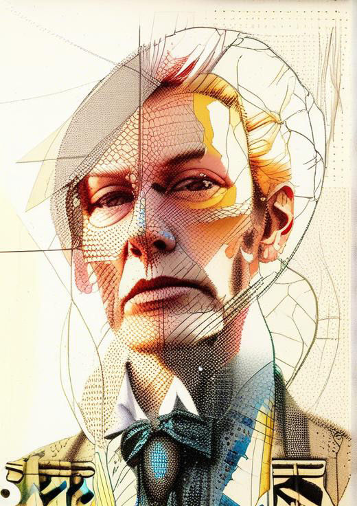 Portrait informed by a prompt shared by @Liberty99 - Tracey