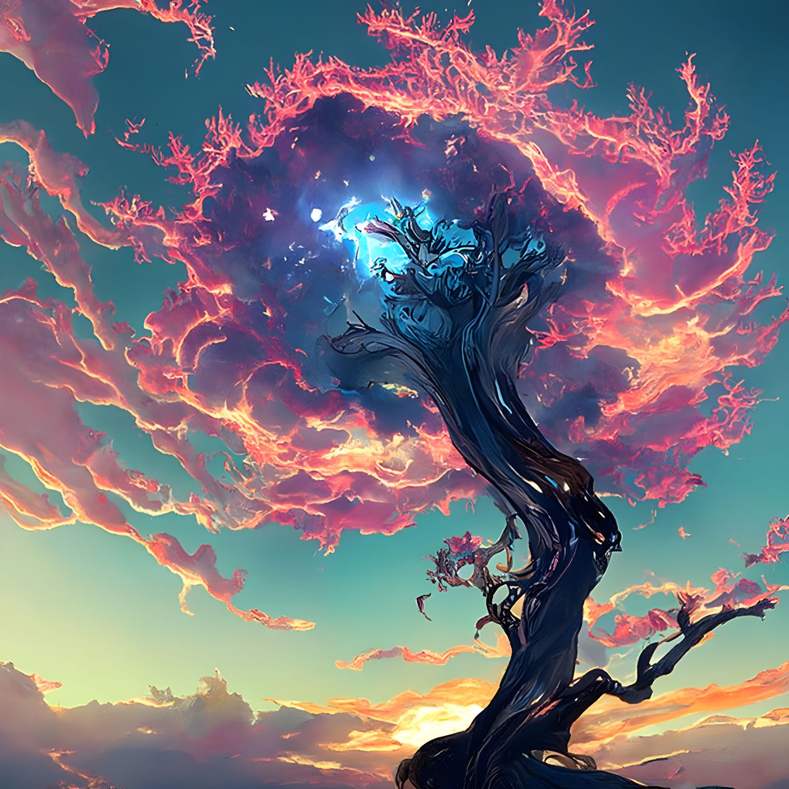 The Tree of Knowledge only opens its portal to those who seek true wisdom and not power.  by @nana