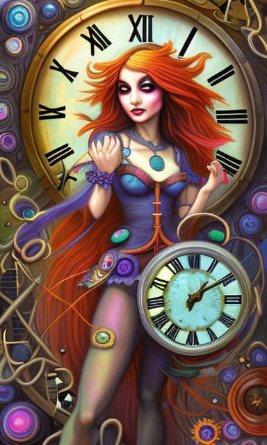 Manic pixie Goddess of Time