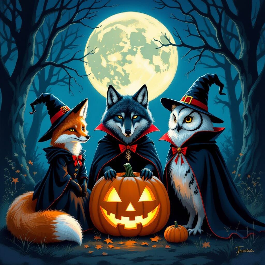 Ежедневное задание № 1114: Животные, Одетые для Хэллоуина 