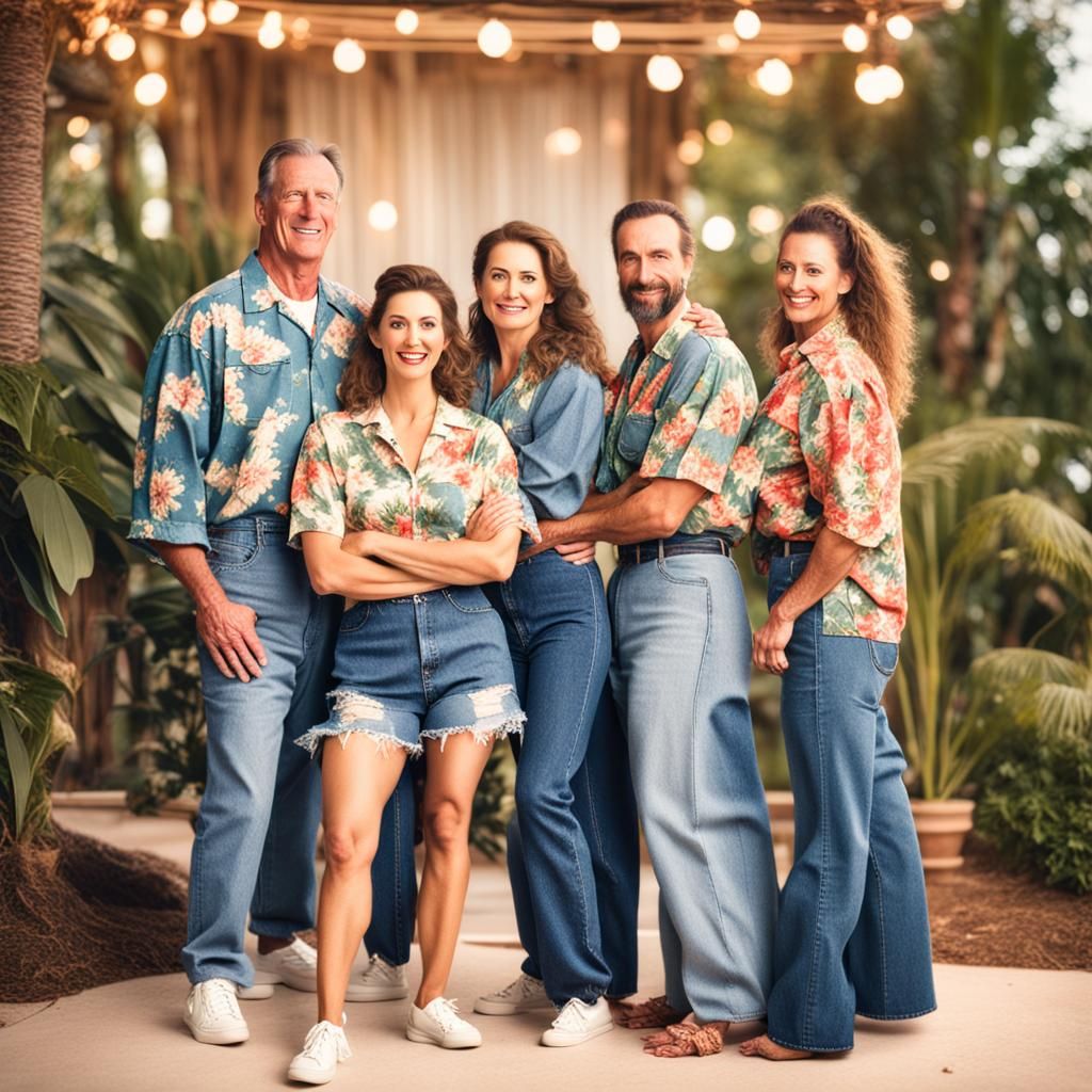 90s family photo