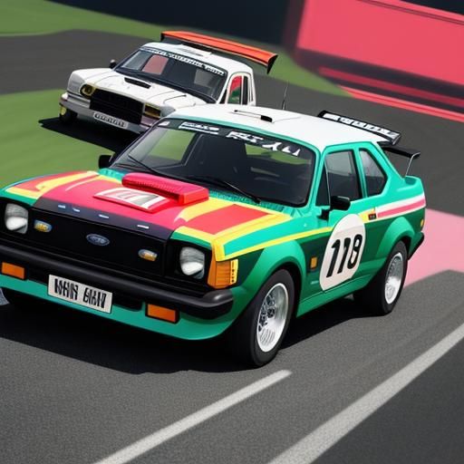 1981 ford e.scort rs1800 mk2 works rally car scottish rally ...
