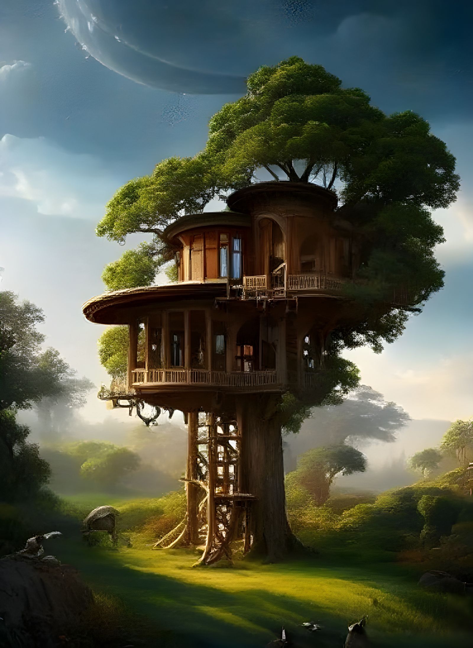 Two Story Treehouse