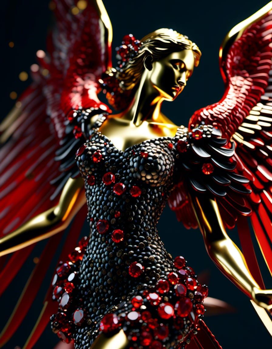 Mysterious Angel Sculpture