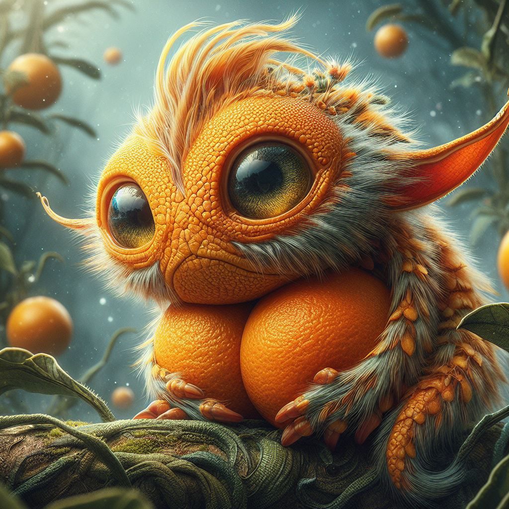 Fruit Creatures : Orange