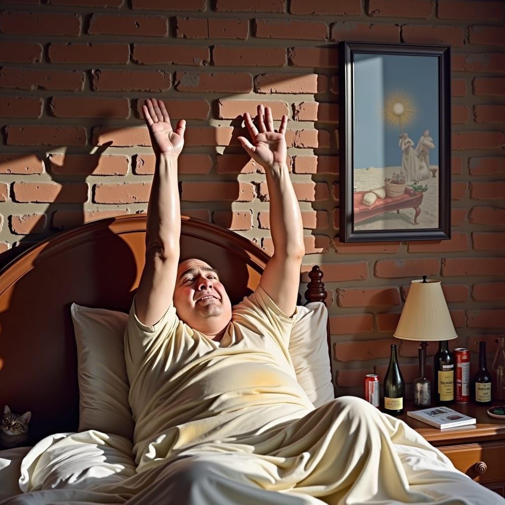 AAGH! NO!  SHUT THE SHADE! SHUT IT!  IT'S NOT EVEN 3:00 PM!