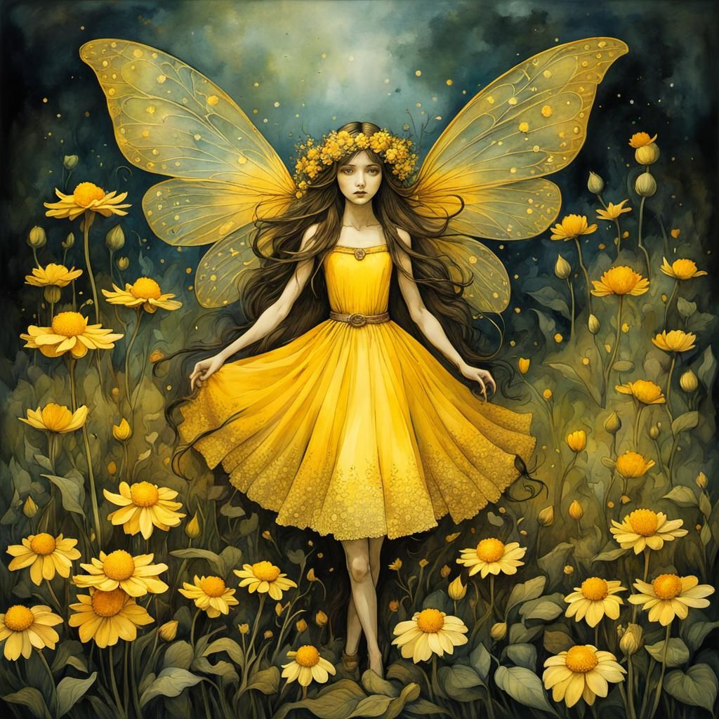 Yellow Flower Fairy