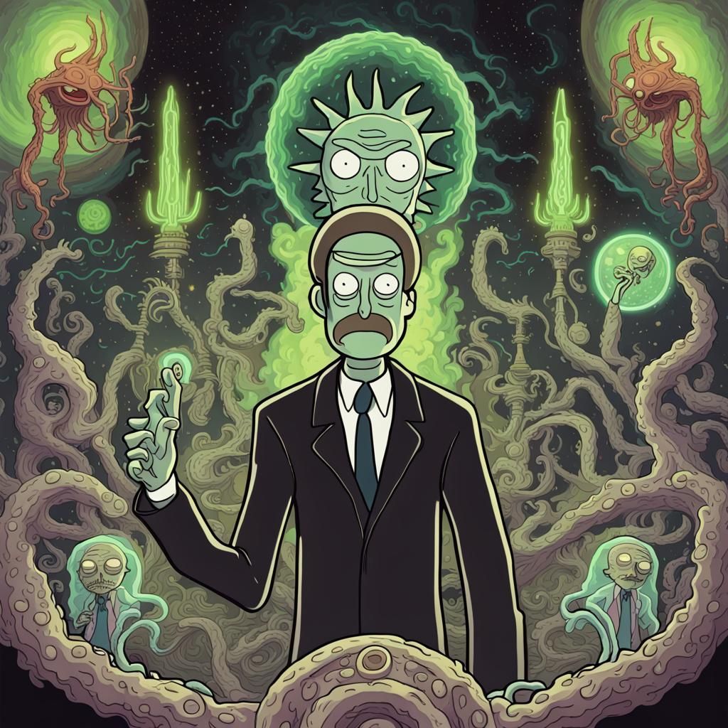 Rick and morty tatoo