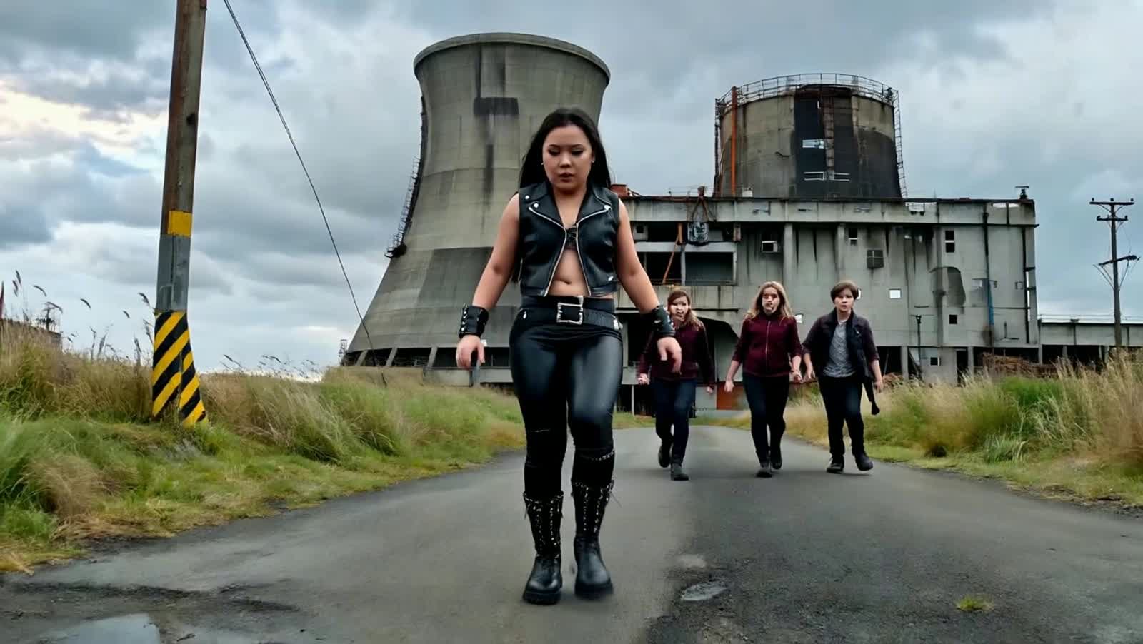 A lonely young college goth girl called rya that had been bullied and embarrassed for the way she dressed and her large ...