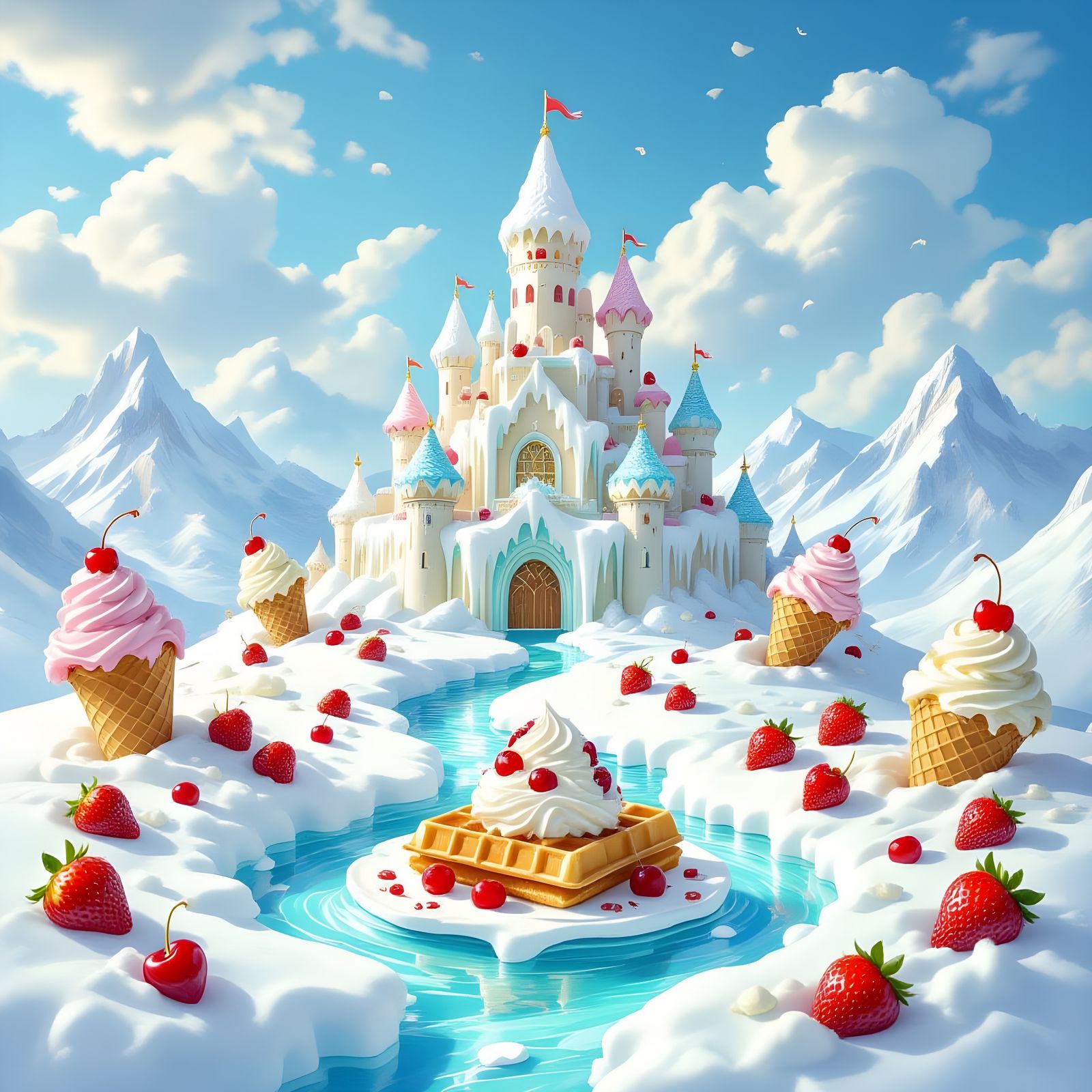 A dream of an ice cream lover  by @N-Irene