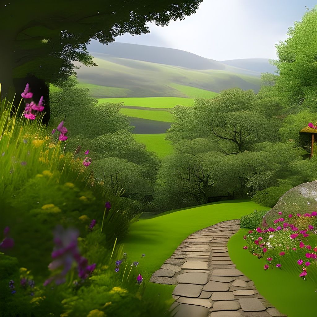 Down the garden path