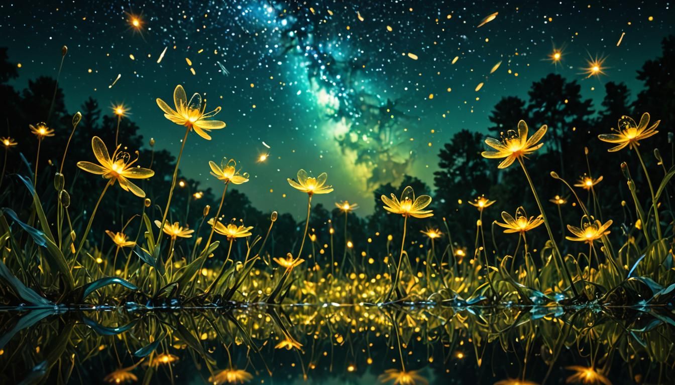 Fireflies Sparkling  by @The Leycer
