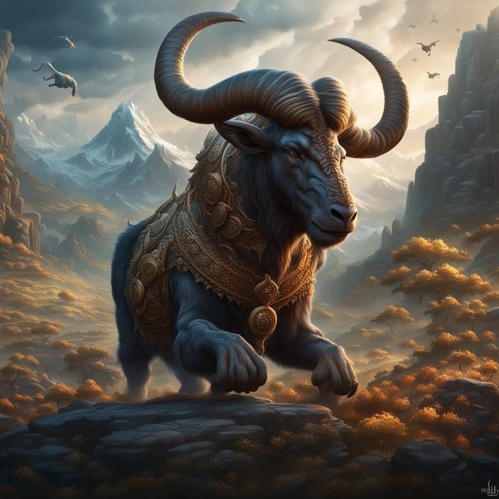 Un animal influentat de semnele zodiacale taur, leu, gemeni