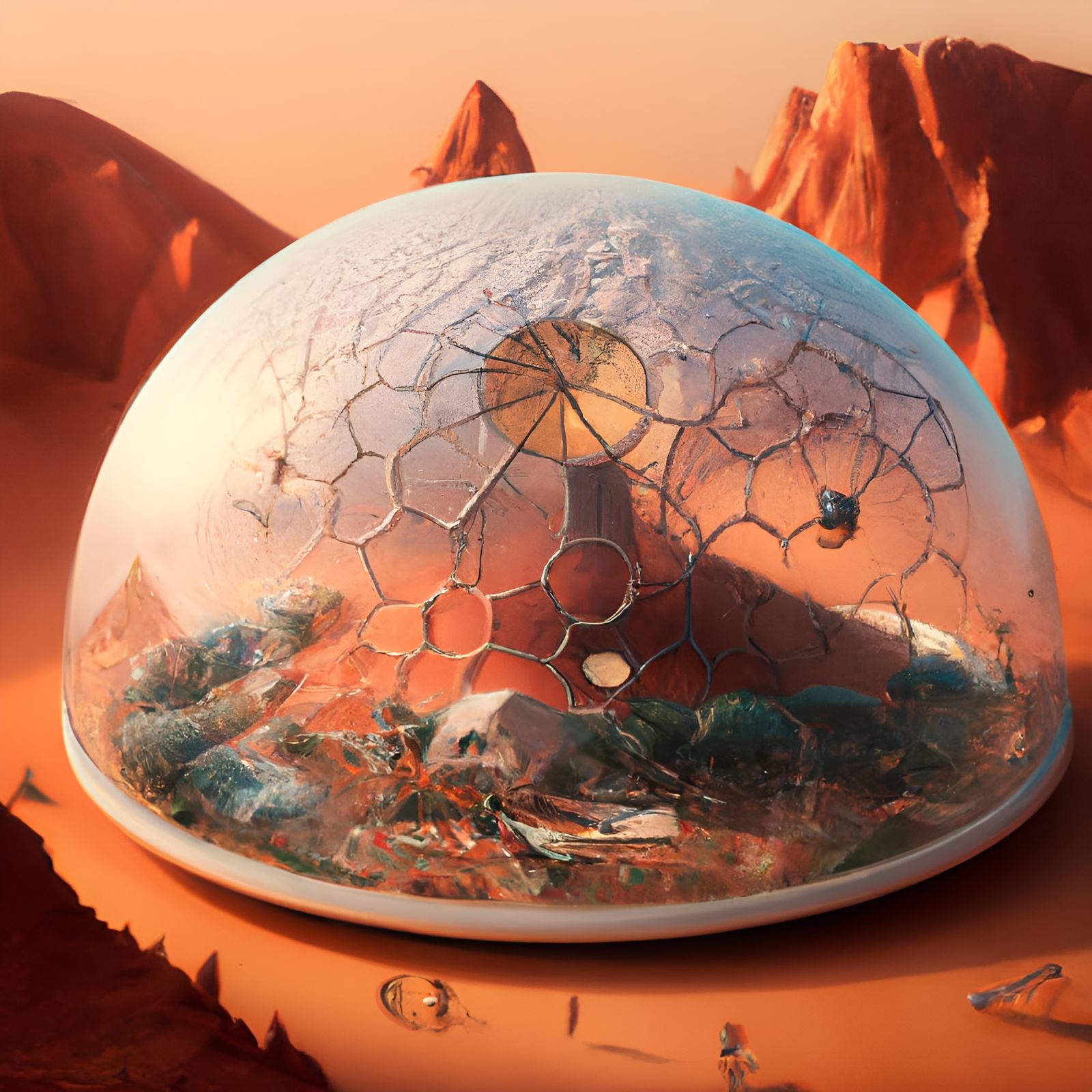 First Colony on Mars   by @MikThor