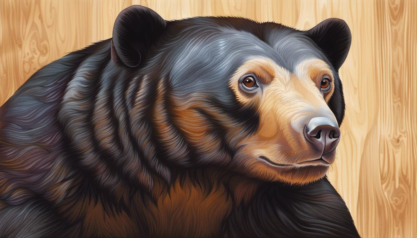 Portrait of a Sun Bear AI Generated Artwork NightCafe Creator