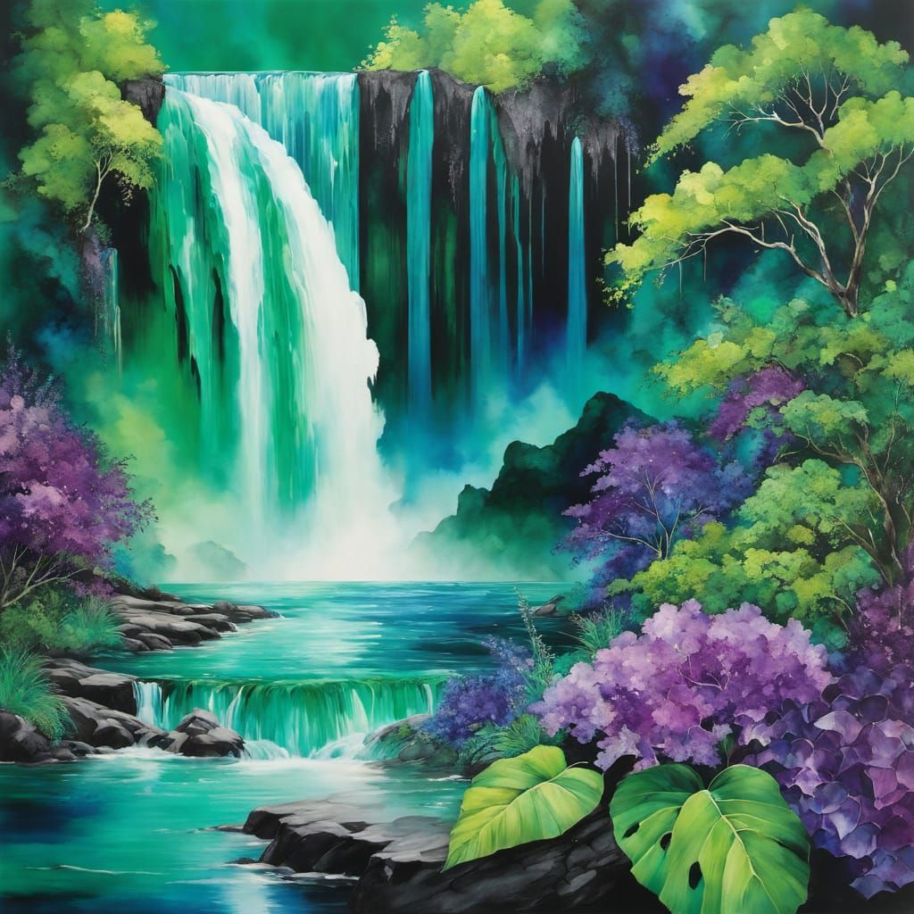 Hydrangea Falls (4 likes)  by @undefined