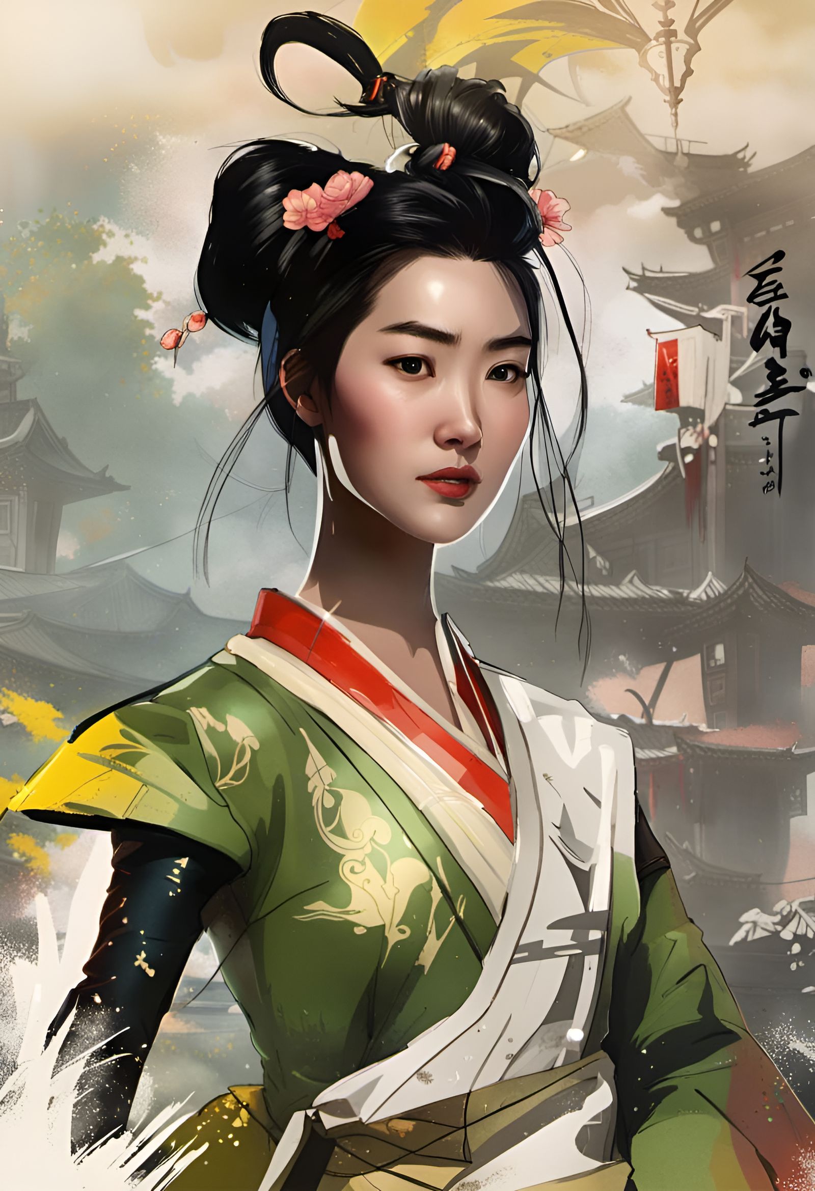 Mulan Re-imagined - AI Generated Artwork - NightCafe Creator