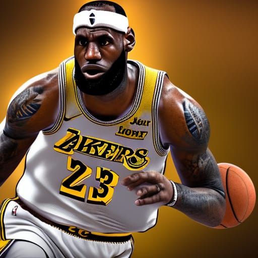 LeBron James - AI Generated Artwork - NightCafe Creator