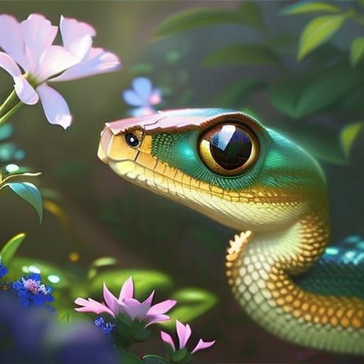 Garden & Snake 02