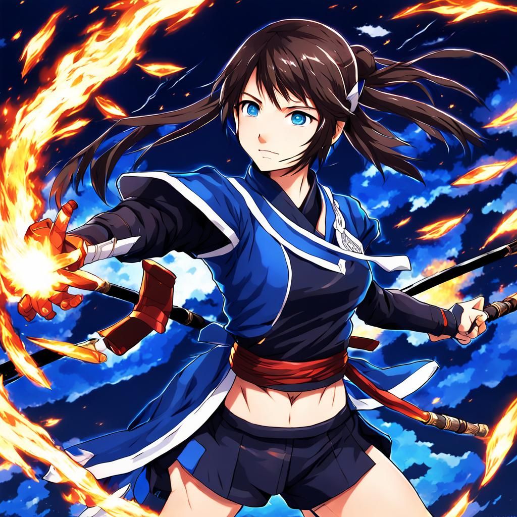 Anime strong woman