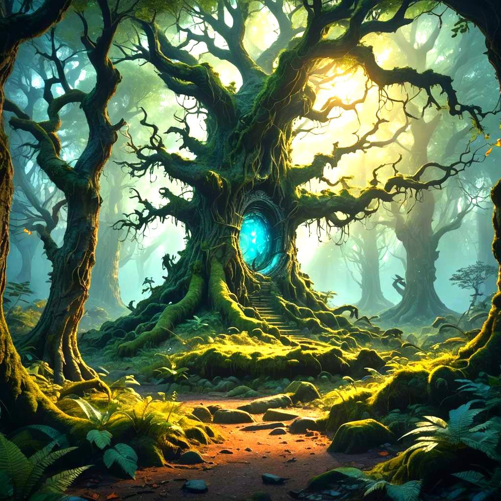 Fantastical Matte Painting in Deep Color