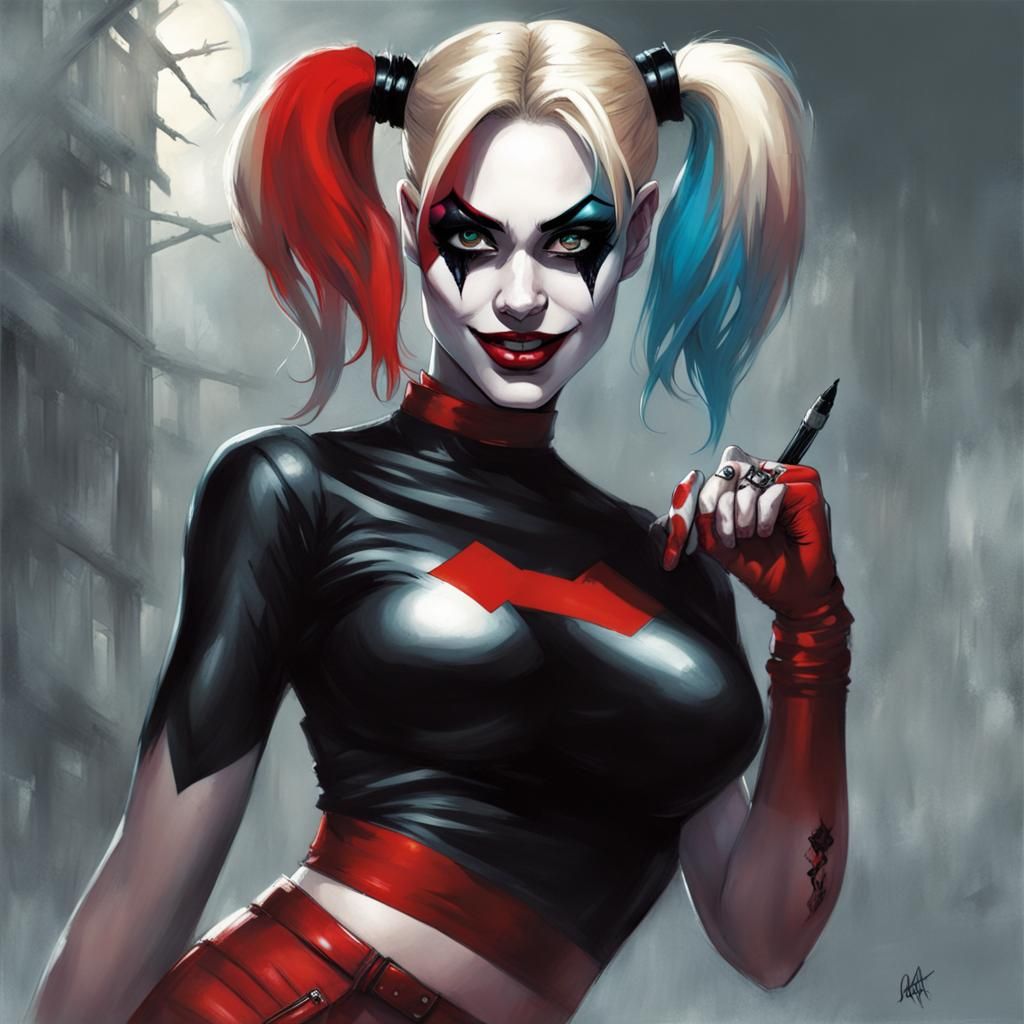 Harley Quinn As Eve - AI Generated Artwork - NightCafe Creator