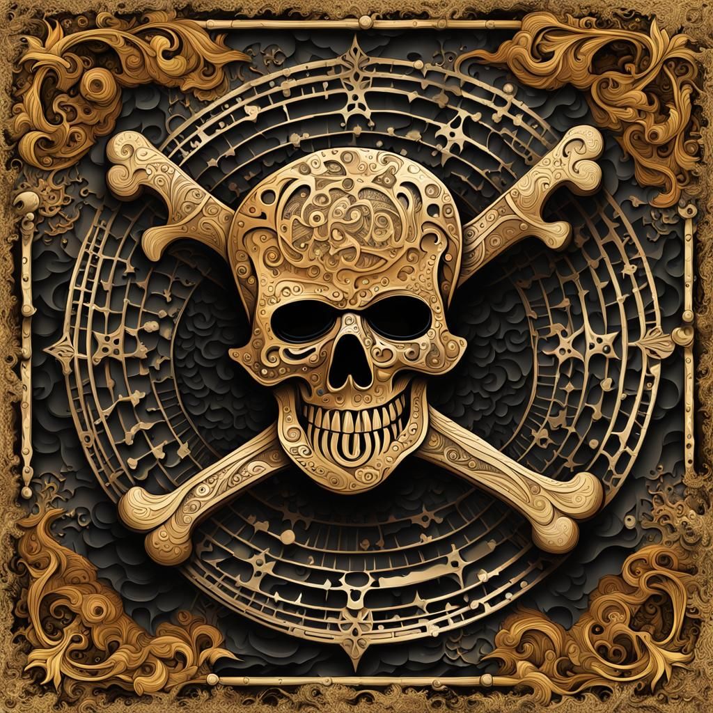 Jolly Roger - AI Generated Artwork - NightCafe Creator