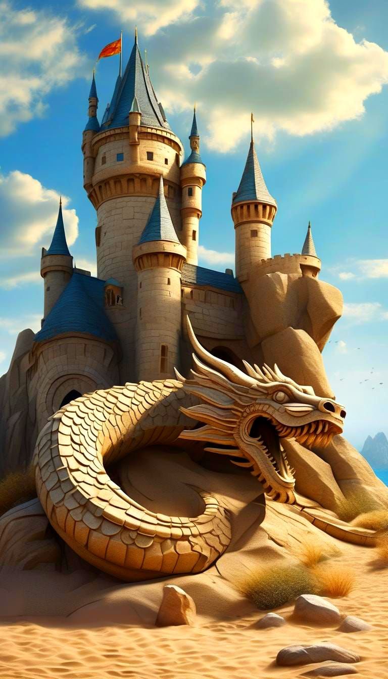 Dragon Sandcastle