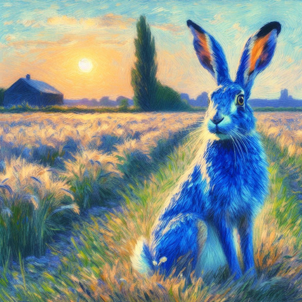 Blue hare