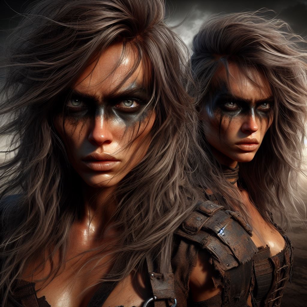 World in "Mad Max" style