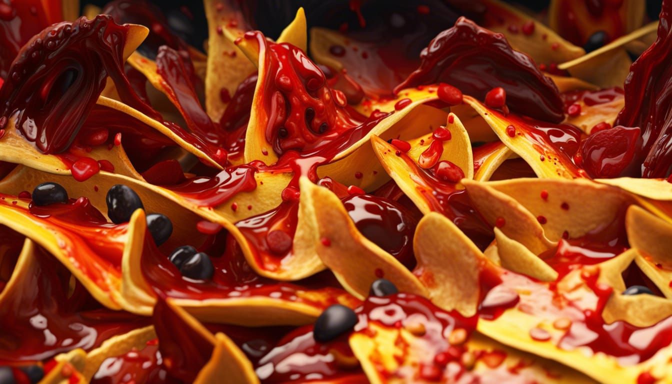 Bloody nachos  by @zuzia_sl